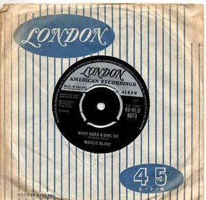 Marcie Blane:What does a girl do/How can I tell him:UK London:1963 - Picture 1 of 2