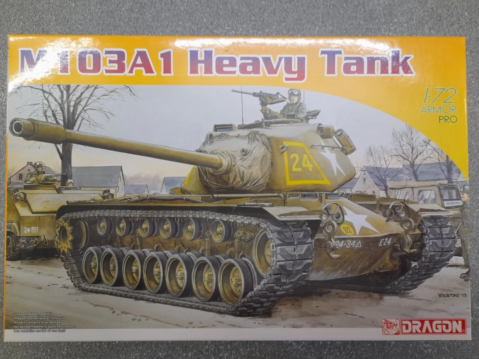 Dragon 7519 M103A1 Heavy Tank kit1/72 armor pro - Immagine 1 di 2