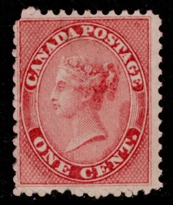 1859 Canada Sc# 14 - 1¢ Queen Victoria - MH Cv$750 usd - Picture 1 of 3
