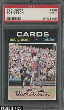 1971 Topps #450 Bob Gibson St. Louis Cardinals HOF PSA 7 NM