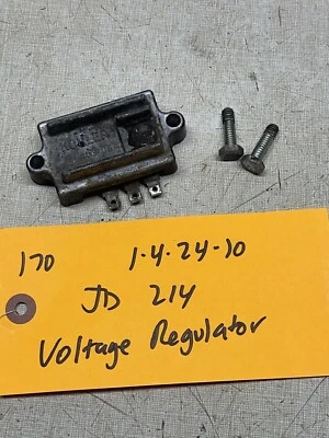 John Deere 214 Tractor K321AQS Engine Voltage Regulator - Image 1 of 3