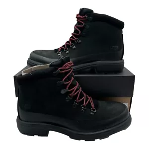 UGG Biltmore Hiking Boots Men's Size 8 Black Leather Waterproof Mid Chelsea - Picture 1 of 8