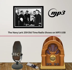 The Navy Lark - 259 Old Time Radio Shows MP3 Audio USB - Free Post - Foto 1 di 1