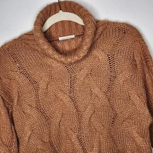 Zara Knitwear Fancy Collection Knit Sweater Youth Size 11-12 Years Brown - Picture 1 of 7
