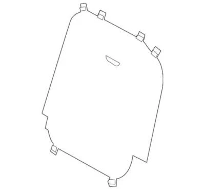 Conjunto de panel de moldura de asiento trasero genuino Ford Explorer 2011-2019 BB5Z-7860509-B Foto 1 de 2