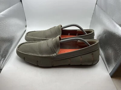 Mocasines sin cordones SWIMS Penny para hombre verde oliva viejo EE. UU. 10 Foto 1 de 4
