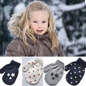 Gloves MITTENS Mitts Babies Kids Baby Children Toddler Girls Boys Winter Warm - Picture 1 of 18