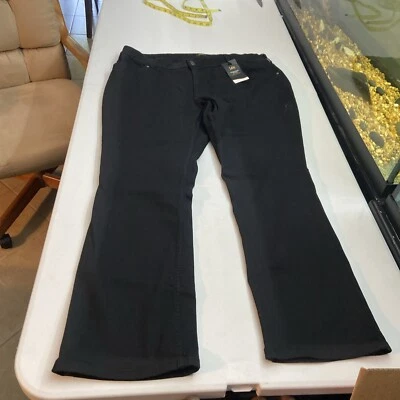 Lee Plus Legendary Style Jeans 22w Black Womens Inseam 31 - Image 1 of 4