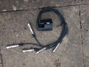 TAPA DISTRIBUIDORA AUDI 80 2.3 NG 10V Y CABLES HT - Imagen 1 de 7