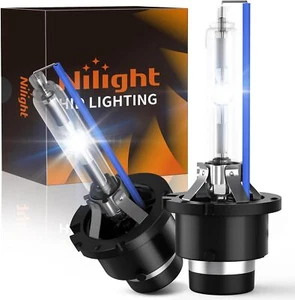 Nilight D2S Xenon HID Headlight Bulbs D2S Bulb 35W High Low Beam Xenon Headlight - Picture 1 of 7