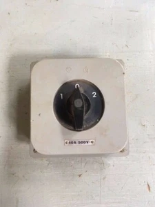 Drehschalter | Motorschutzschalter | Hauptschalter | Nockenschalter | 40A | 500V - Foto 1 di 3