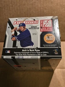 2004 Donruss Elite Extra Edition Hobby Box neu versiegelt Yadier Pedroia RC Auto - Bild 1 von 5