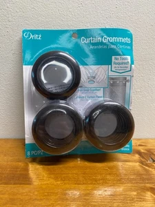 Dritz Home Round Curtain Grommets 8 Piece Bronze - 1 9/16" - Picture 1 of 7