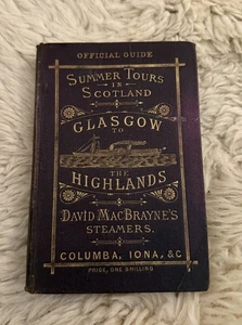 1883 Summer Tours in Scotland / Scottish Highlands  Vintage Tourist / Iona Isles - Bild 1 von 17