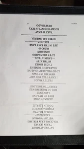 THE EAGLES - ORIGINAL NOT A COPY ST. LOUIS 9/4/2013 CONCERT USED SETLIST - Picture 1 of 1