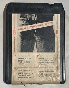 Rolling Stones 8 Track Cartridge- Sticky Fingers- 1971- Club Edition Untested - Picture 1 of 6