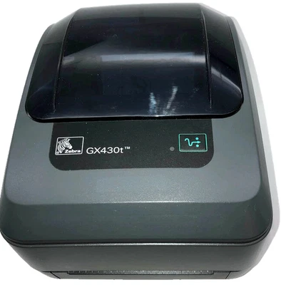 Zebra GX430t Thermal Label Printer USB LAN Ethernet Network GX43-102410  - Image 1 of 4