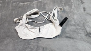 Victoria's Secret Essential-Bikinioberteil 32C weiß vollflächig neu mit Etikett - Bild 1 von 5