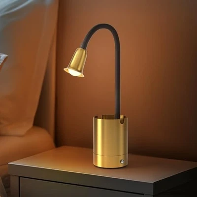 Настольная лампа с органайзером, 3 уровня диммера Light Eye Protection Vintage Gold - Изображение 1 из 4