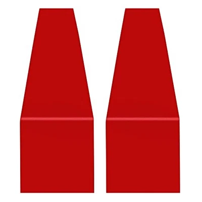 Corredor de mesa satinado - Paquete de corredores de mesa de 1x108 pulgadas para rectángulo/redondo 2 rojo Foto 1 de 4