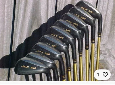 Yonex A.D.X. 300 RH Golf Clubs Irons Set R Flex Boron Shafts 3 thru 10 & PW - Image 1 of 4