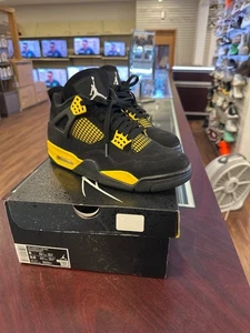 Nike Air Jordan 4 Retro Thunder Size 8 SPB-MS 349419 (349419) - Picture 1 of 13