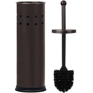Toilet Brush and Holder - Cleaning Bowl Cleaner, Stainless Steel, Oil Rubbed ... - Picture 1 of 7