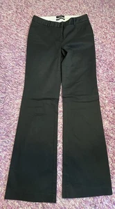 VTG Y2k Victorias Secret Trouser Pants Black Size 6 Christie Fit Flare 32x36 - Picture 1 of 6