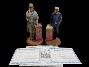 Vtg Thomas F Clark Confederate & Union Soldier Cairn Studio 1991 Civil War - Picture 1 of 14