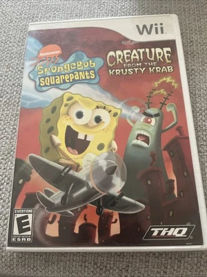 SpongeBob SquarePants: Creature from the Krusty Krab (Nintendo Wii) COMPLETE CIB - Image 1 of 4