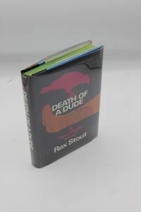 Death of a Dude - Nero Wolfe Novel by Rex Stout 1969 HC DJ 1st Edition - Brodart - Picture 1 of 3