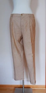 BARENA VENEZIA * stupendo pantalone chino in lino It 46 D 38-40 rilassato - Foto 1 di 11
