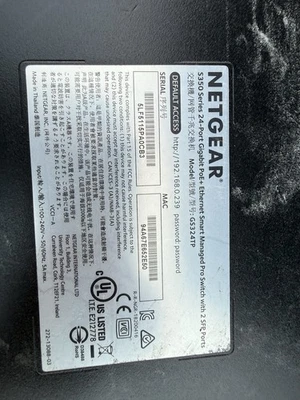 Netgear GS324TP-100NAS S350 Series 24-Ports Smart Managed Pro Switch - Image 1 of 3