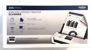 Brother ADS-1700W Wireless Sheetfed Desktop Scanner, Brandneu, versiegelte Verpackung - Bild 1 von 2
