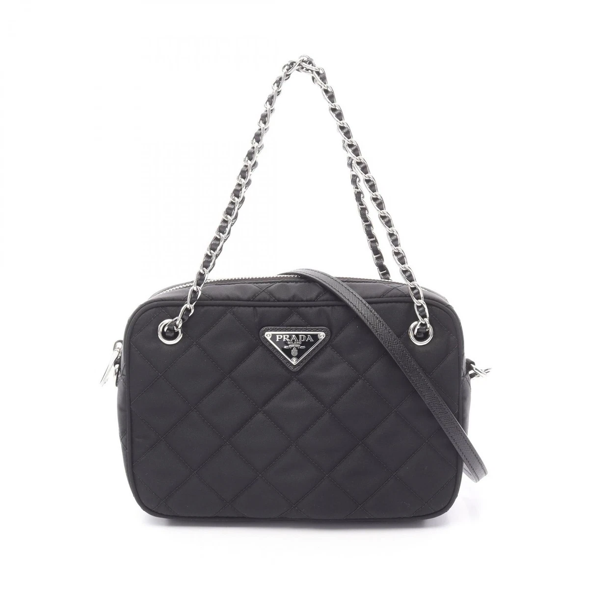 PRADA Tessuto Nylon Exterior Quilted Bags & Handbags for Women for