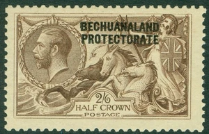 SG 85 Bechuanaland 2/6 pale brown. Unmounted mint CAT £130. Sergio Sismondo cert - Picture 1 of 2