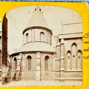 Temple Church London England Stereoview Card London and Neighbourhood #148 - Picture 1 of 6