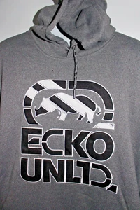 ECKO UNLTD PERFORMANCE GRAUES KAPUZENSWEATSHIRT GR: 4XL 4X Neu mit Etikett - Bild 1 von 2