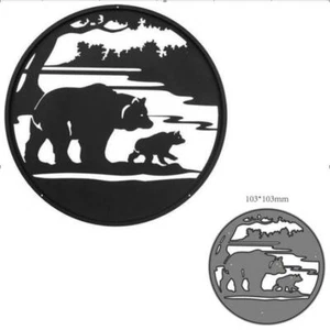 Bear Metal Cutting Dies Scrapbook Paper Craft Blade Punch Embossing Stencils Cut - Picture 1 of 1