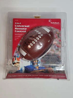 Vintage RadioShack 3-in-1 NFL Football TV VCR Cable Remote Control Brand New VTG - Image 1 of 4