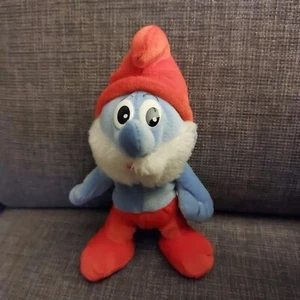Papa Schlumpf - 1996 / Stofftier Plüschfigur / Die Schlümpfe Peyo Original - Bild 1 von 9