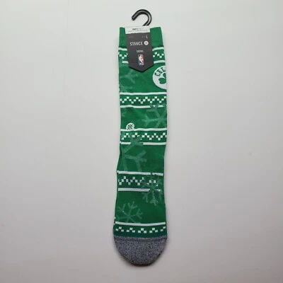 Calcetines Stance NBA Boston Celtics Esmerilados Infiknit Crew Para Hombre L 9-13 Verde NUEVO Foto 1 de 4