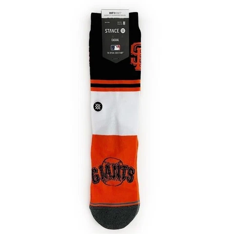 Stance San Francisco Giants SF Color MLB Crew Socks Medium Mens Womens Cover