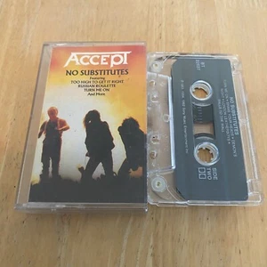 ACCEPT NO SUBSTITUTES Cassette Tape 1992 RARE USA VERSION - Picture 1 of 3