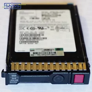 HPE 400GB SAS 12G MIXED USE MU SFF SC SSD 3DWPD 99%HEALTH 822555-B21 EX VAT £111 - Picture 1 of 2