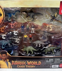 Juego de mini figuras Jurassic World Chaos Theory 20pk - Imagen 1 de 8