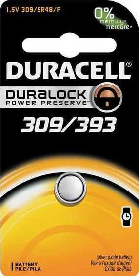 1 Batería Duracell 393 309 SR754 LR754 SR48 LR48 AG5 193 V393 D393 RW28 S15 Foto 1 de 1