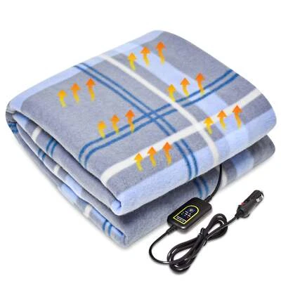 12伏加热抓绒汽车毯带控制器适用于定时器和加热级别 — 第 1/4 张图片
