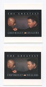 2 Muhammad Ali / Michael Jordan:  THE GREATEST - Chevrolet Advertising Stickers  - Picture 1 of 2