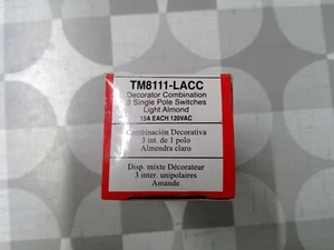 Interruptores 3 en 1 Pass & Seymour Legrand TM8111-LACC **Envío gratuito** - Imagen 1 de 5